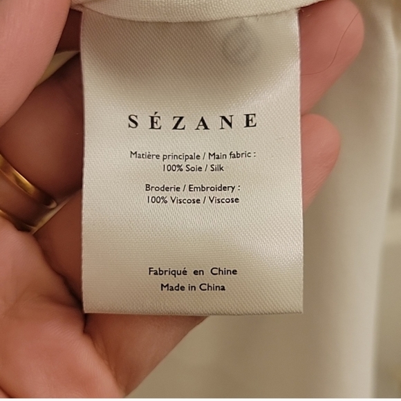 Sezane Esmeralda Nightdress Sz 8 - Picture 8 of 9
